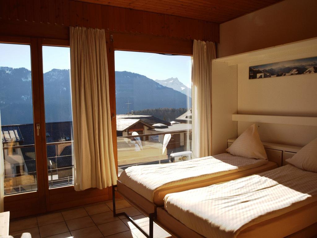 Au Bel Air Hotel Leysin Pokoj fotografie